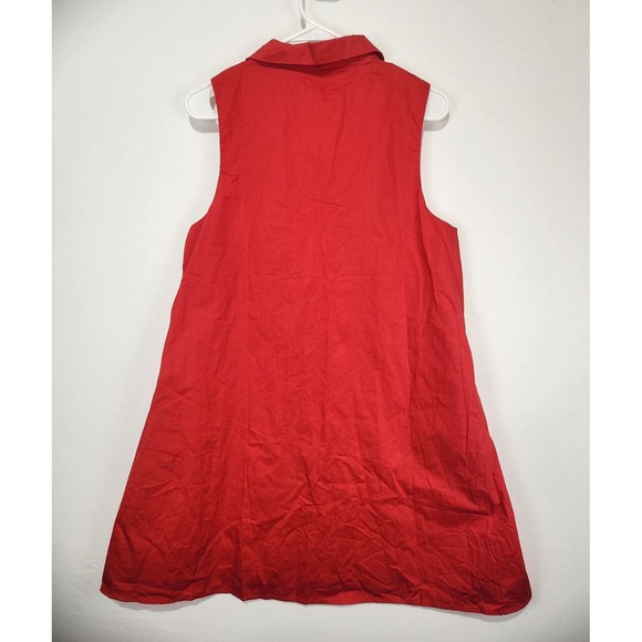 Sugar Lips Women's Ellen Preppy Dress Red Size M - Picture 9 of 9